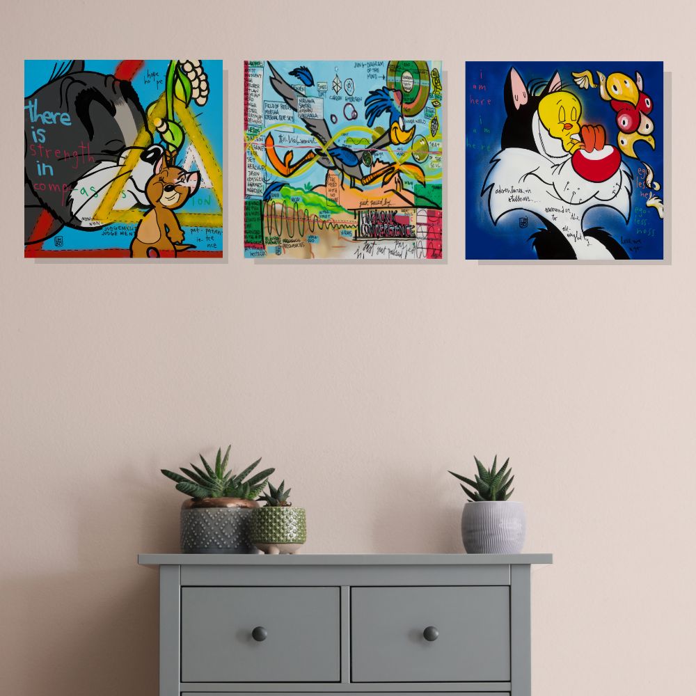 Loony Harmonic Convergence - Lebo Steel Mineral Print Series